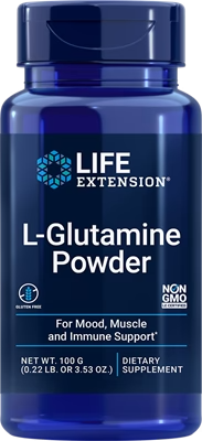 L-Glutamine Powder 100 grams Life Extension
