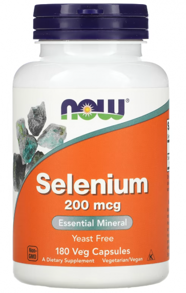 Selenium, 200 mcg, 180 Veg Capsules Now foods