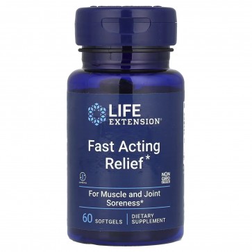 Fast Acting Relief, 60 Softgels Life Extension