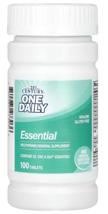 One Daily, Essential, 100 Tablets 21st Century