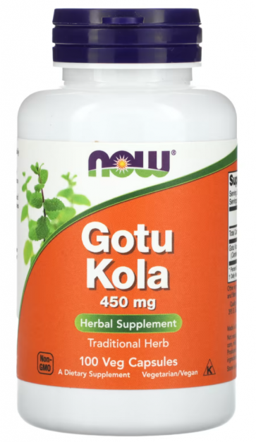 GOTU KOLA 450mg 100 VCAPS Now foods