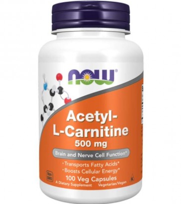 Acetyl-l-carnitine 500mg 100cp NOW Foods