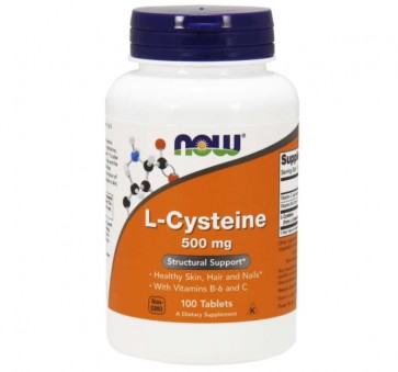 L-Cysteine 500mg 100 tbs NOW Foods