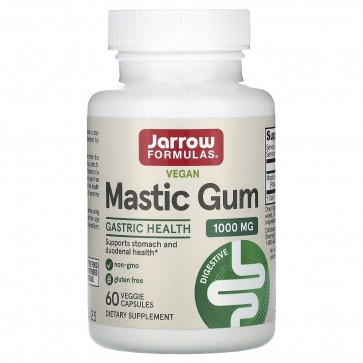 Vegan Mastic Gum, 1,000 mg, 60 Veggie Capsules Jarrow Formulas