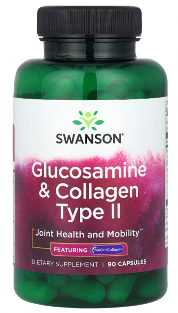 Glucosamine & Collagen Type II, 90 Capsules Swanson