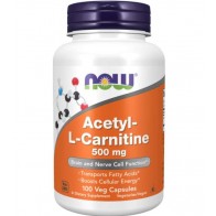 Acetyl-l-carnitine 500mg 100cp NOW Foods