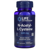 N-Acetyl-L-Cysteine (NAC) 600 mg, 60 capsules Life Extension