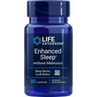 Enhanced Sleep with Melatonin 30 veg caps Life Extension